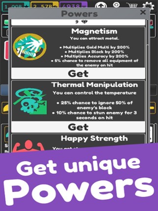 Idle Superpowers screenshot