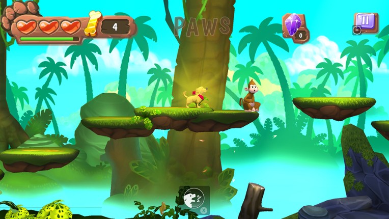 Jumpy Paws - World Adventures screenshot