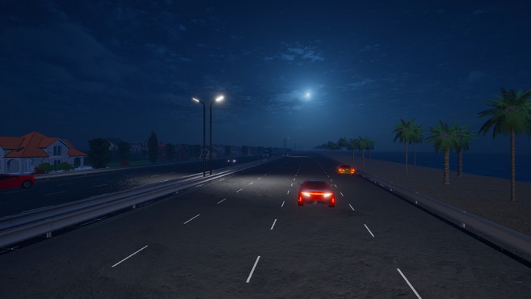 Motorcycle Night Ride screenshot