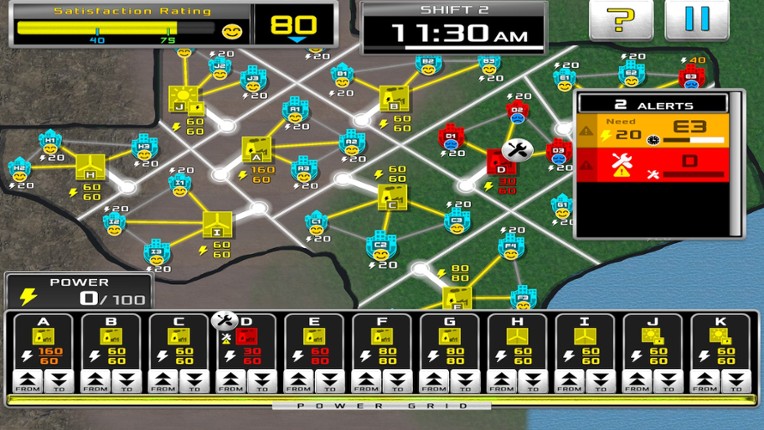 Texas PowerGrid Challenge screenshot