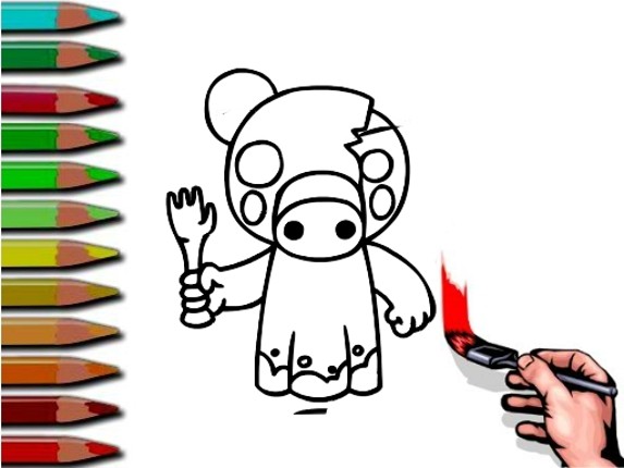 BTS Noob Coloring Book Image