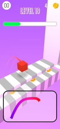 Draw Jump 3D : Bouncy Cube screenshot