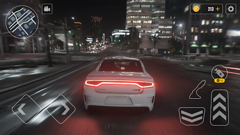 Driving Dodge Charger Race Car screenshot