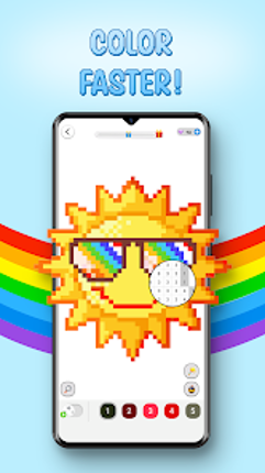 Pixel by Color: Pixel Art Image