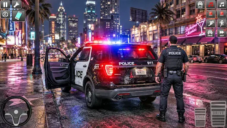police Simulator: police car screenshot