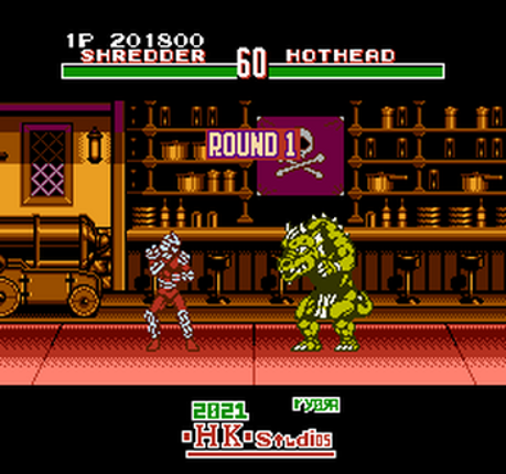 TMNT: Tournament Fighters (NES) (Roster Hack) screenshot