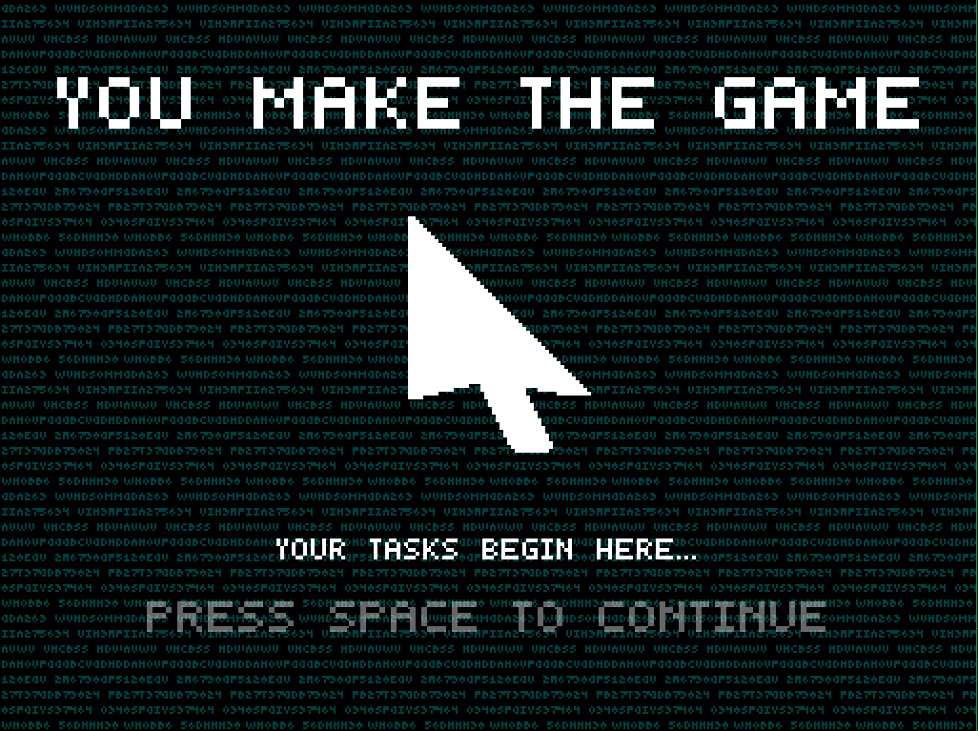 Games like YOU make the game