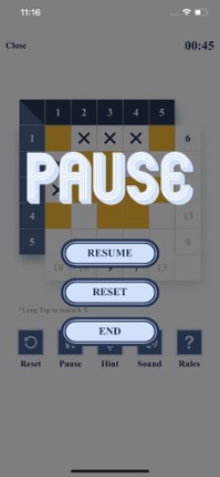 Kakurasu Challenge screenshot