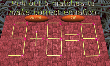 Simple Math 3D Games 2021: Matches Puzzles Image