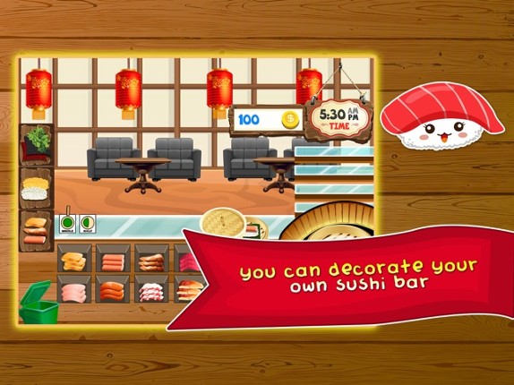 Sushi Food Maker Dash - lunch food making & mama make cooking games for girls, boys, kids screenshot