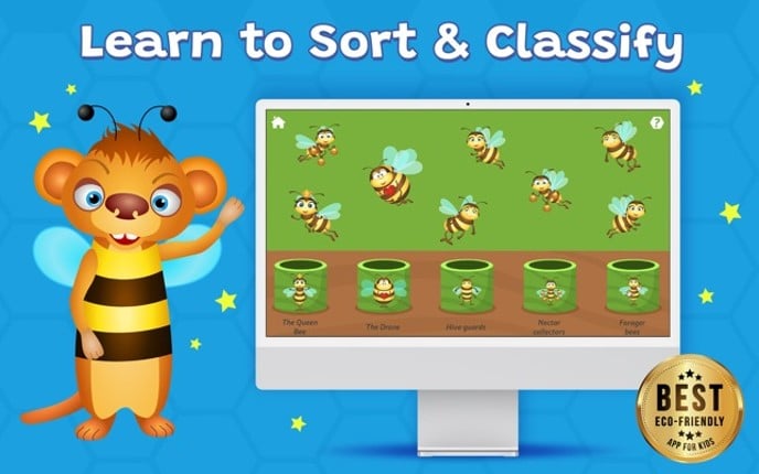 123 Kids Fun Bee World Games screenshot