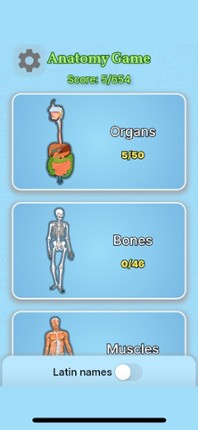 Anatomy Game screenshot