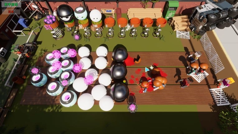 Ball Army vs Zombie screenshot