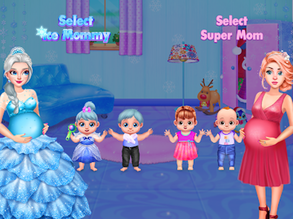 Ice Princess Mommy Baby Twins Image