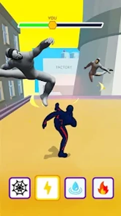 Web Shot: Rope swing hero game screenshot