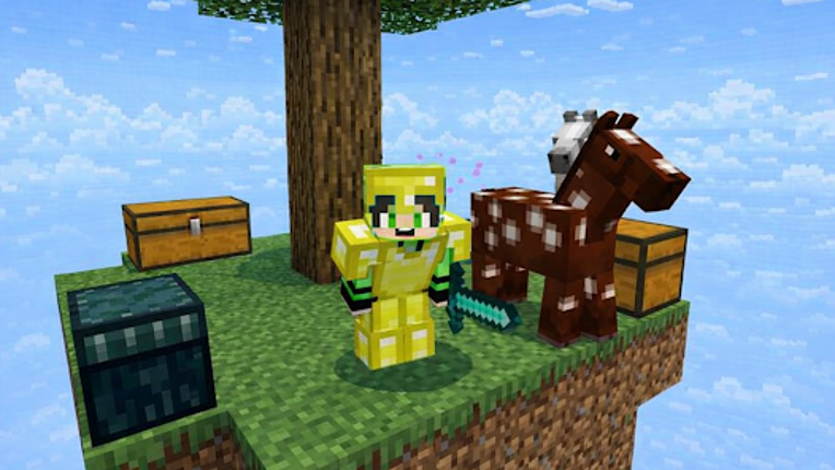 One Block Sky Survival Craft Image