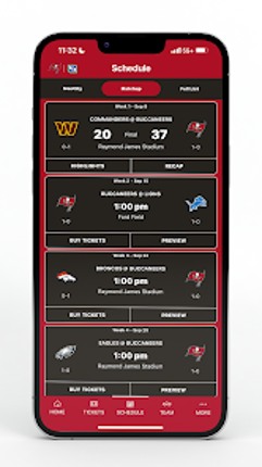 Tampa Bay Buccaneers Mobile Image