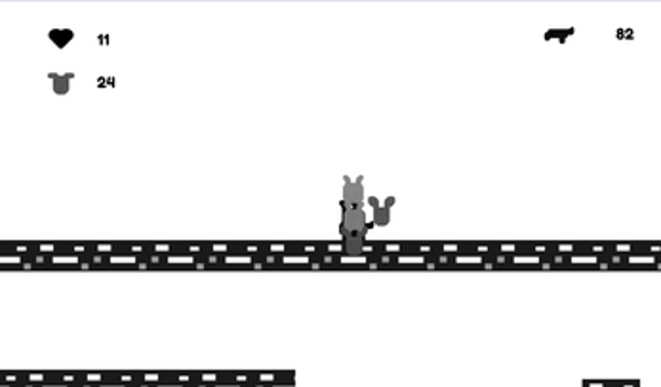 MonoChrome Rabbit Image
