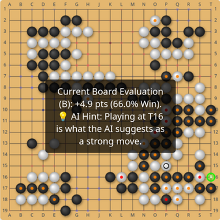 Go Game Online with KataNet AI screenshot