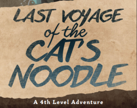 Last Voyage of the Cat's Noodle Game Cover