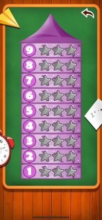 Multiplication table math game screenshot