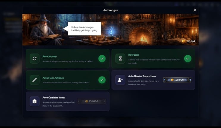 Nocturnal Quest: An Idle RPG Adventure screenshot