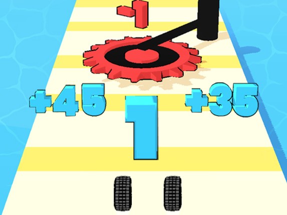 Number Run 3D Image