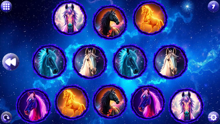Space Memory: Horses screenshot