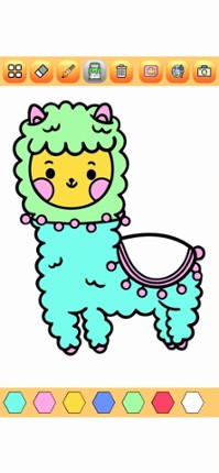 Unicorn And Friend Color Book screenshot