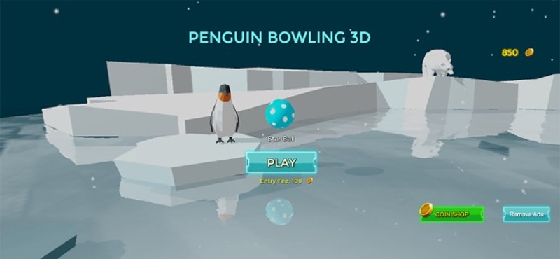 3D Bowling Games Penguin King screenshot