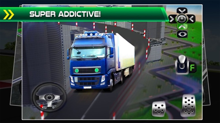 3D Truck Car Parking Simulator - School Bus Driving Test Games! screenshot