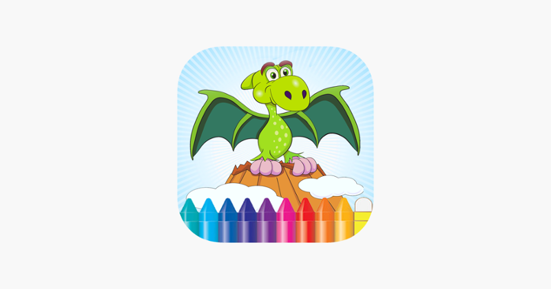 Dinosaur Coloring Book for Kids and Preschool Toddler Image