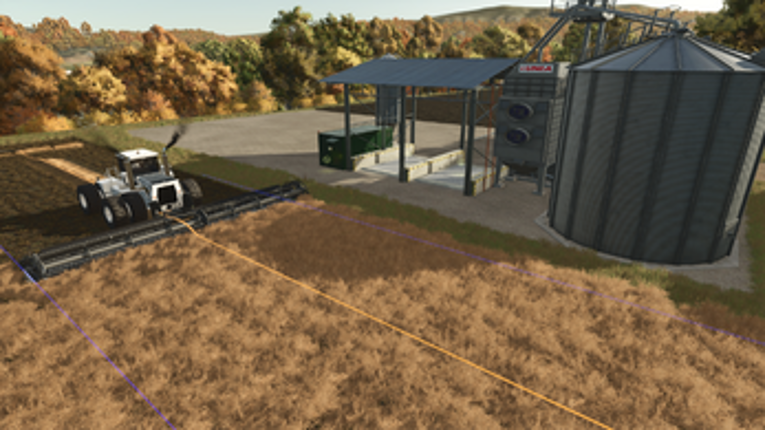 FS25 Tractor Swathing screenshot