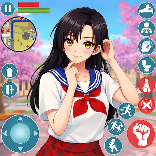 Games like High School Anime Simulator 3D