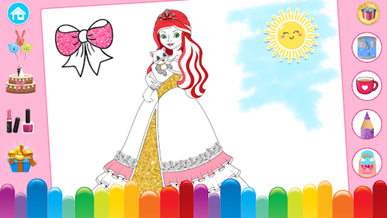 Princess Coloring Book & Games Image