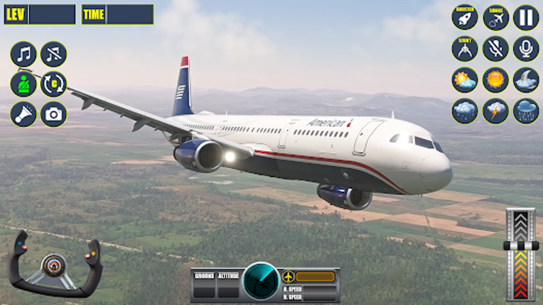 Real Airplane Flying Sim 3D screenshot