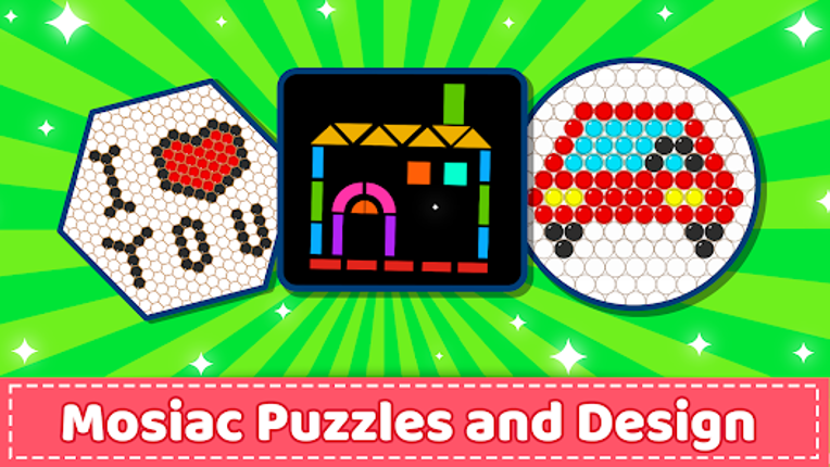 Mosaic Puzzles Art Game Kids screenshot