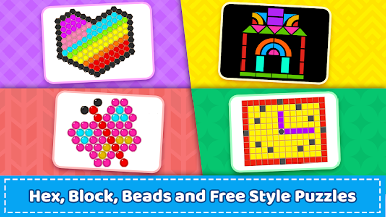 Mosaic Puzzles Art Game Kids screenshot