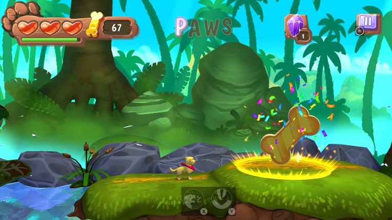 Jumpy Paws - World Adventures screenshot