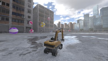 Metal Toy Excavator Image