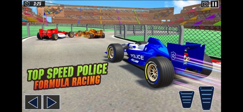 Police Formula Car Derby Games screenshot