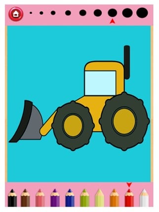 Vehicles Cars Coloring Painting Book Game Image