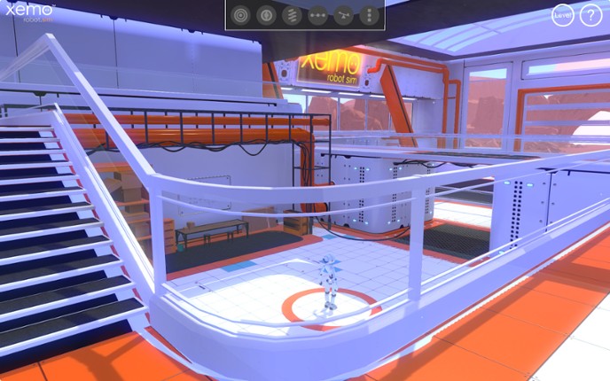 Xemo: Robot Sim screenshot