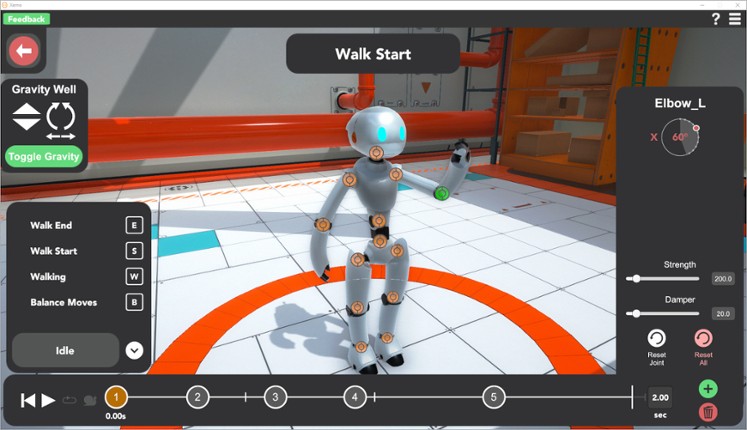 Xemo: Robot Sim screenshot