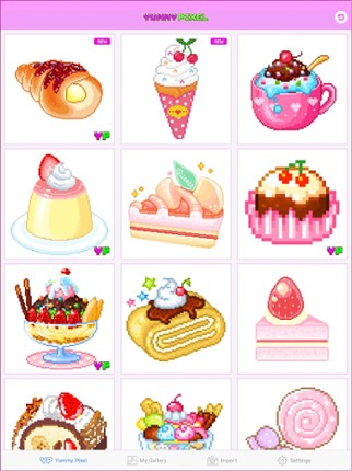 Yummy Pixel - Color by Number screenshot