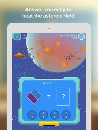 Zap Zap Fractions : Virtual Fraction Tutor screenshot