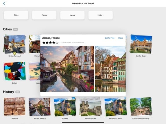 1000 Jigsaw Puzzles Travel screenshot