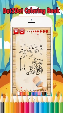Animal Dot to Dot Coloring Book: coloring pages dot games free for kids and toddlers screenshot
