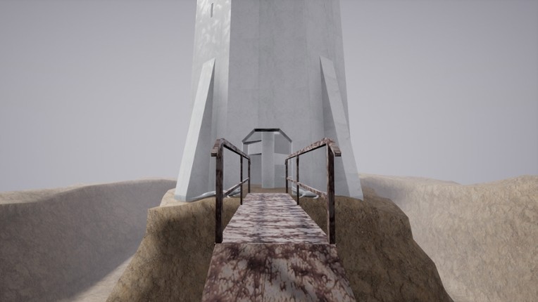 Bus stop in the fog screenshot