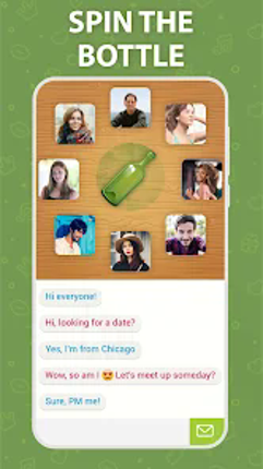 Spin the Bottle: Chatting app Image